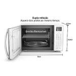 Panasonic NN-ST65LWRUK Microwave 34L, White, 220V, 34 Litros, Blank
