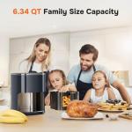 Simple Deluxe 6.34 QT Digital Air Fryer