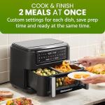 Elite Gourmet Dual Zone 11QT Air Fryer Oven