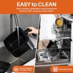 Compact 4.5QT Air Fryer Oven with Digital Display