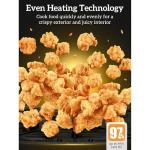 Compact Air Fryer Oven with 6 Cooking Presets