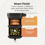 Ninja 8 QT Double Basket Air Fryer, Black