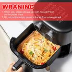 250 Pcs Non-Stick Air Fryer Liners, 8