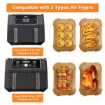 200PCS Non-Stick Air Fryer Liners for Ninja