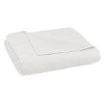 Charleston King Size Cotton Bedspread - White