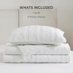 Bedsure Cotton Quilt Set - Queen, 3-Piece Geometric