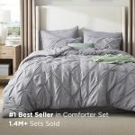 Bedsure Queen Comforter Set Grey - 7 Pieces
