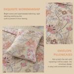 Floral Queen Quilt Set in Khaki, 3 Pieces