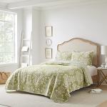 Laura Ashley Queen Reversible Quilt Set with Shams