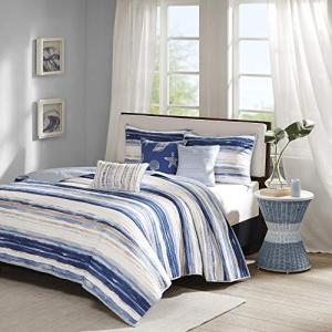 Madison Park Coastal Quilt Set, 6 Pieces, King