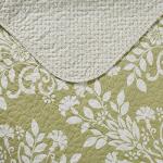 Laura Ashley Queen Reversible Quilt Set with Shams