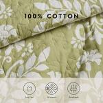 Laura Ashley Queen Reversible Quilt Set with Shams
