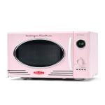 Retro Pink Countertop Microwave Oven - 800 Watts