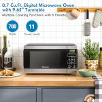 Kenmore 0.7 Cu Ft Stainless Steel Countertop Microwave