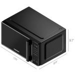 Chefman 0.7 Cu. Ft. Microwave Oven - Black