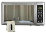 Emerson 0.7 Cu. Ft Silver Compact Microwave Oven