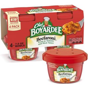 Chef Boyardee Beefaroni Microwave Meal 4-Pack