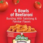 Chef Boyardee Beefaroni Microwave Meal 4-Pack