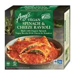 Amy's Vegan Spinach Ravioli Pasta Bowl 8.4 Oz