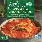 Amy's Vegan Spinach Ravioli Pasta Bowl 8.4 Oz