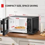 TOSHIBA 1.2 Cu Ft Countertop Microwave Oven