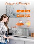 Commercial Chef 0.7 Cu Ft Microwave with Child Lock