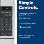 GE 700-Watt Stainless Steel Microwave Oven