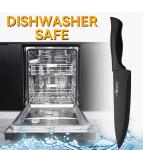 Knife Sets for Kitchen with Block, HUNTER.DUAL 19 Pcs Kitchen Knife Set with Block Self Sharpening, Dishwasher Safe, Anti-slip Handle, Black