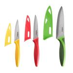 Zyliss 3 Piece Knife Value Set - Kitchen Knife Set - Kitchen Knife Set with Sheath Covers - Includes Paring, Serrated Paring & Utility Knives - Stainless Steel