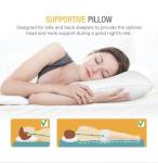 Kuyami Pillow The Kuyami Pillows Bed Pillows Queen Ssize Pillows Home & Hotel Bed Pillows,Shape Retention for Side,Back or Stomach Sleepers Breathable,Soft,Fluffy,Cool (1PCS,King (19x34))