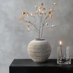 DIF DECO Ceramic Farmhouse Vase Rustic Decor,Pottery Decorative Flower Vases for Home Decor,Boho Vase for Table, Living Room,Bathroom,Shelf,Mantel Decoration,5.5 inch