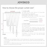 Joydeco Blackout Curtains for Bedroom - Natural Linen Curtains 52" W x 84" L (Pack of 2), Thermal Insulated 100% Blackout 2 Panels Linen Rod Pocket & Back Tabs Light Blocking Drapes for Living Room