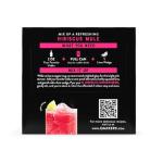 Q Mixers Hibiscus Ginger Beer - Premium Cocktail & Mocktail Mixers with Real Ingredients - Highly Carbonated, Less Sweet with Agave, & Gluten-Free - 80 Calories per Can - 7.5 Fl oz (Pack of 4)