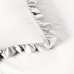 Lush Decor Ruffled Queen Bedspread Set, White