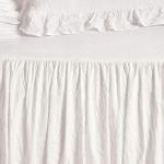 Lush Decor Ruffled Queen Bedspread Set, White
