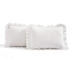 Lush Decor Ruffled Queen Bedspread Set, White