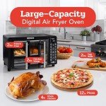 Gourmia 17-in-1 Air Fryer Toaster Oven Combo