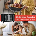 Gourmia 17-in-1 Air Fryer Toaster Oven Combo