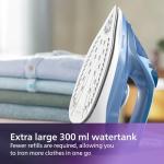Philips Perfect Care Steam Iron, 1250W, Blue