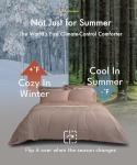 ESCURA NeoCool™ Cooling Comforter – Engineered for Longer Cooling & Temperature Regulating with German Patented Fill – Lightweight & Breathable for Hot Sleepers – iF Award Winner – King/Cali King