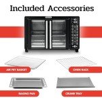 Gourmia 17-in-1 Air Fryer Toaster Oven Combo