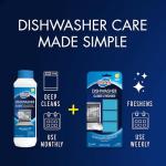 Glisten Dishwasher Cleaner, Lemon Scent, 3-Pack