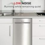 Honeywell 18" Stainless Steel Dishwasher with 8 Settings