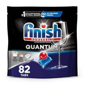 Finish Quantum Dishwasher Pods, 82 Count - Tough on Stains