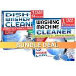 Washing Machine & Dishwasher Cleaner Tablets Bundle
