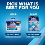 Dishwasher Cleaner Tablets for Deep Cleaning and Odor Removal