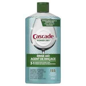 Cascade Power Dry Dishwasher Rinse Aid, 16 oz