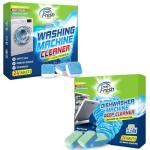 Washing Machine and Dishwasher Cleaner Tablets - 48 Pack