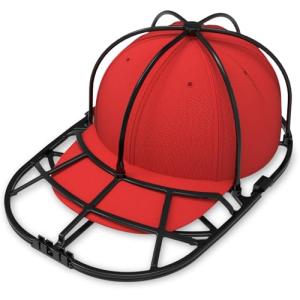 Hat Washer Cage for Baseball Caps - Black
