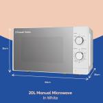 Russell Hobbs 20L 800W Solo Manual Microwave
